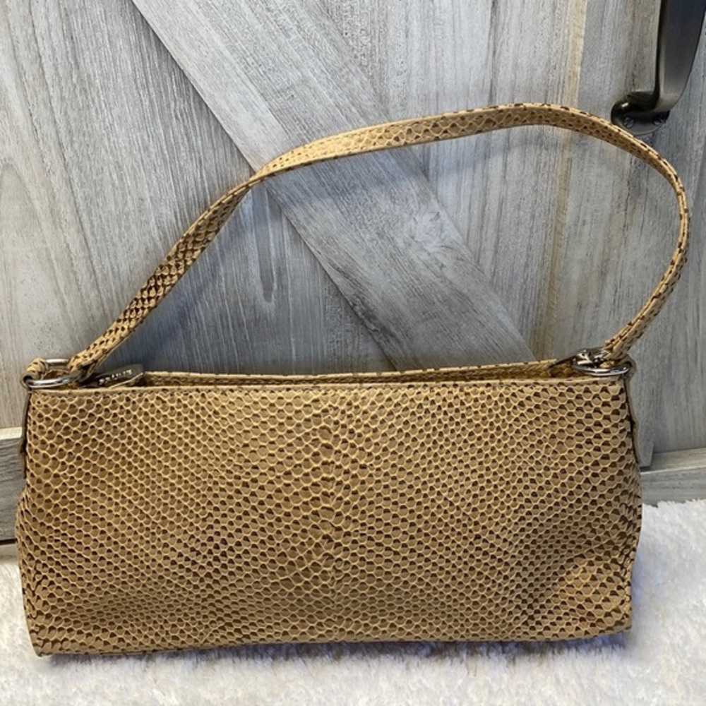 Prune Leather Bag Wristlet Shoulder